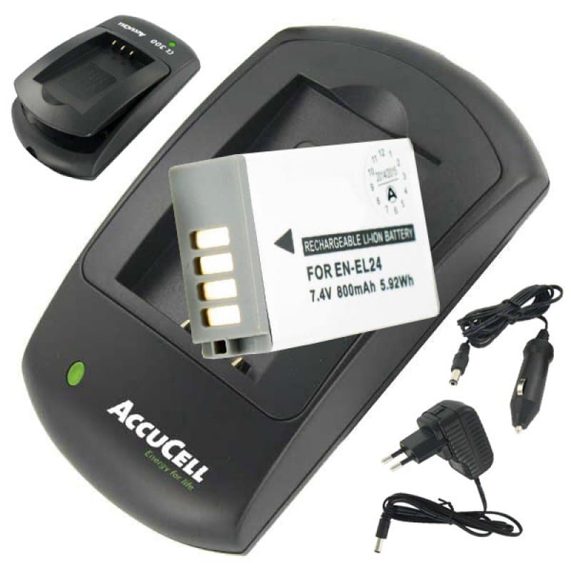 Batterie et chargeur adaptés à la batterie EN-EL24 pour Nikon 1 J5 prix économique