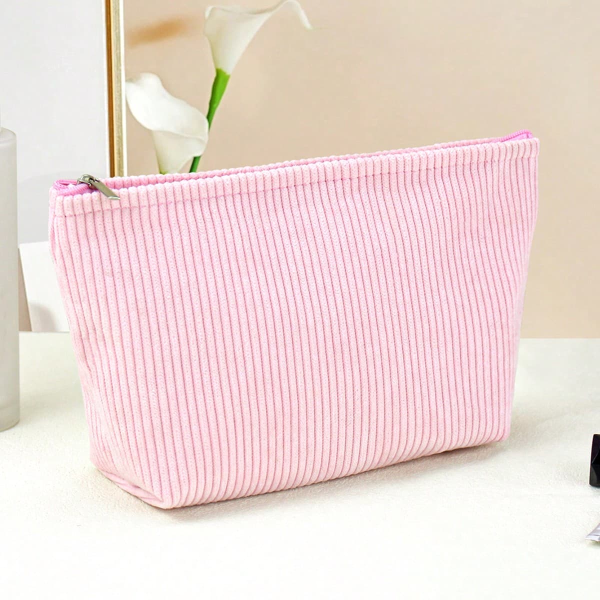 1 pièce Organisateur doutils de maquillage portable simple et à la mode, convient pour les femmes et les filles à utiliser en voyage et dans la vie